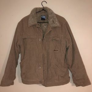 Corduroy Shearling Jacket